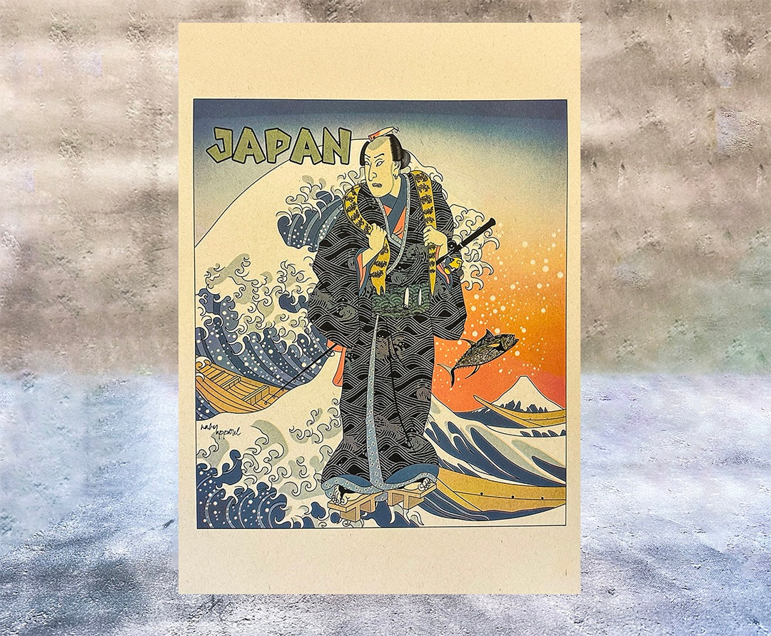 Thirty-six Views of Mount Fuji and Tuna