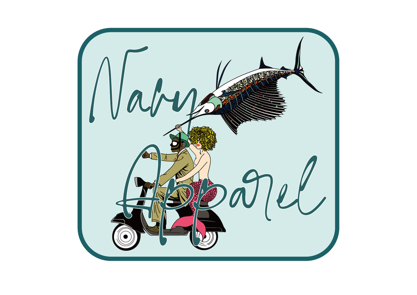 Mermaid Date Sticker