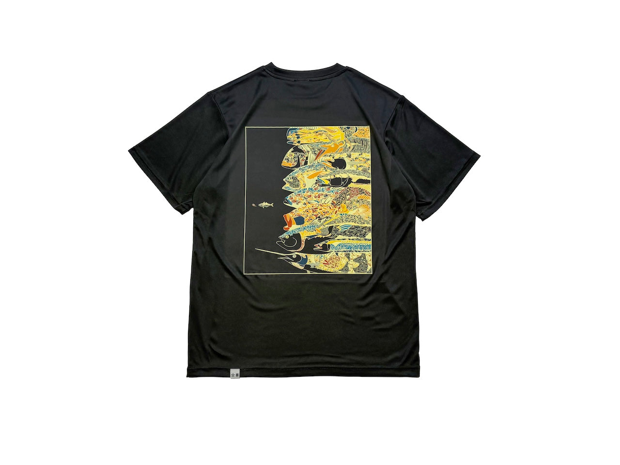 魚群ドライTシャツ