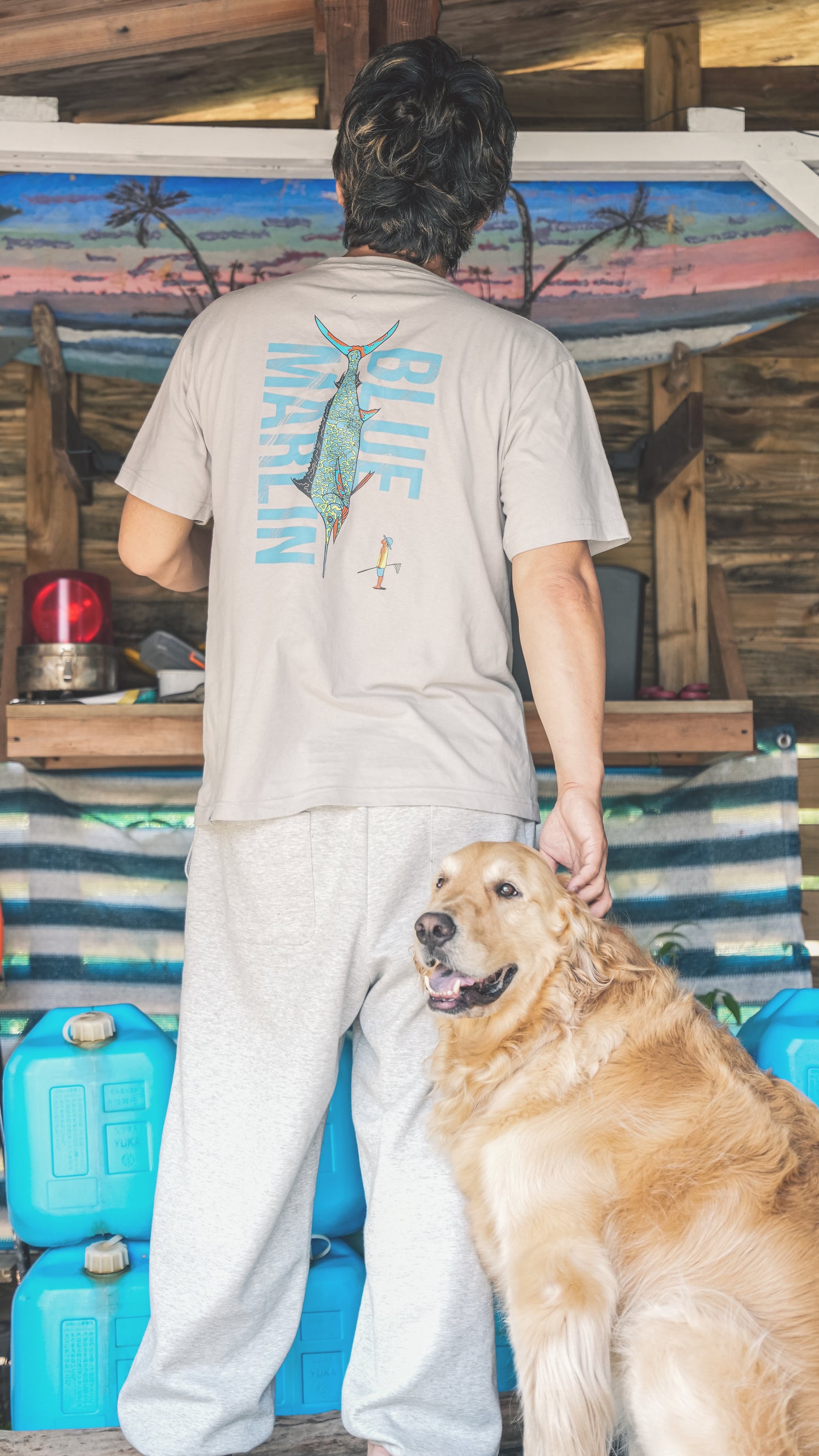 カジキと少年Tシャツ