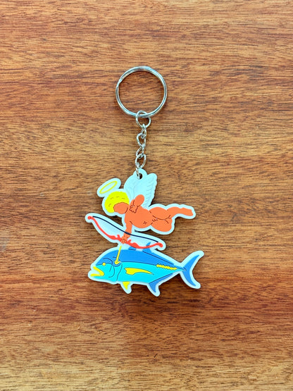 フィッシュ＆エンジェル　ラバーキーホルダー