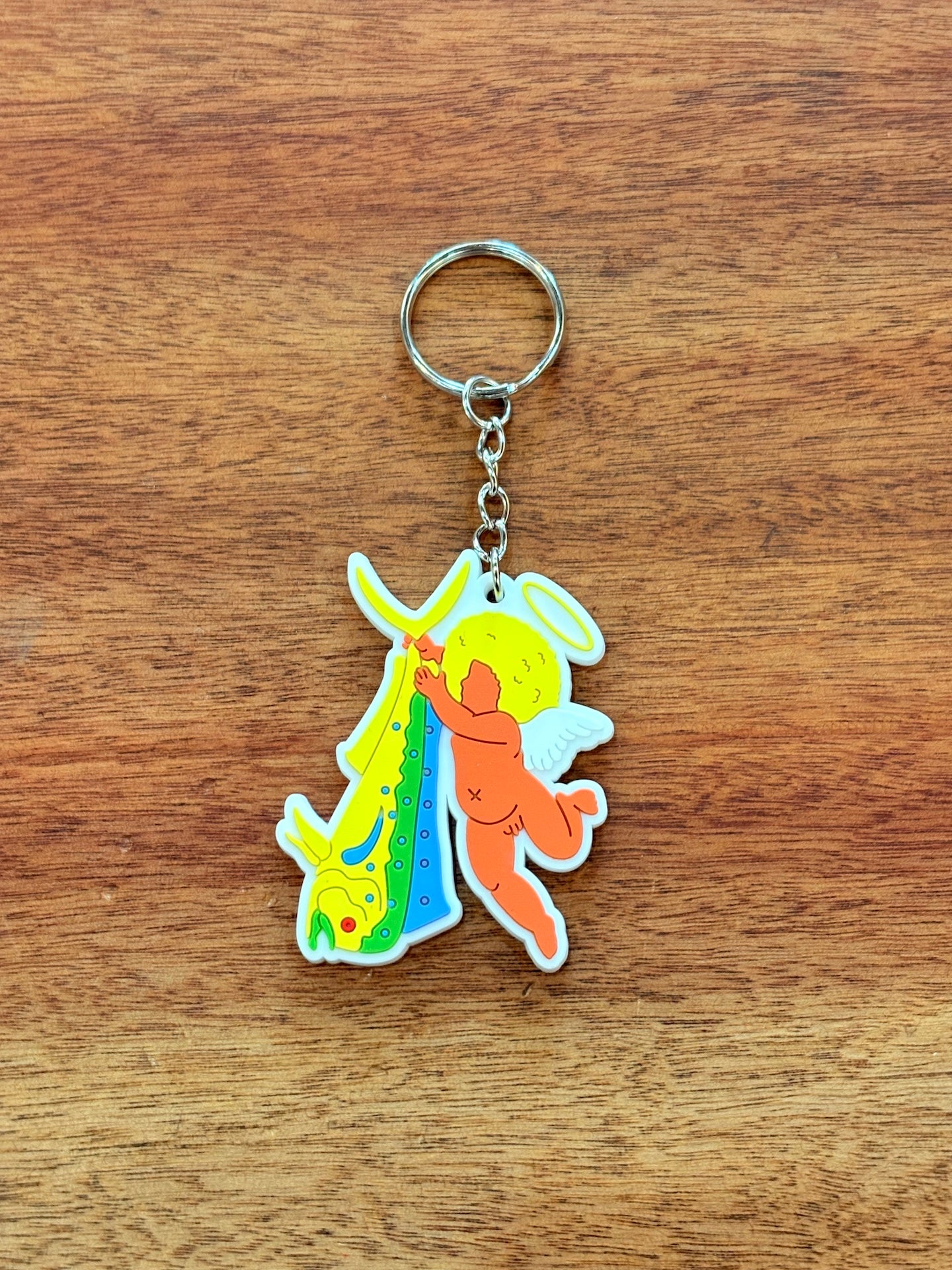 フィッシュ＆エンジェル　ラバーキーホルダー