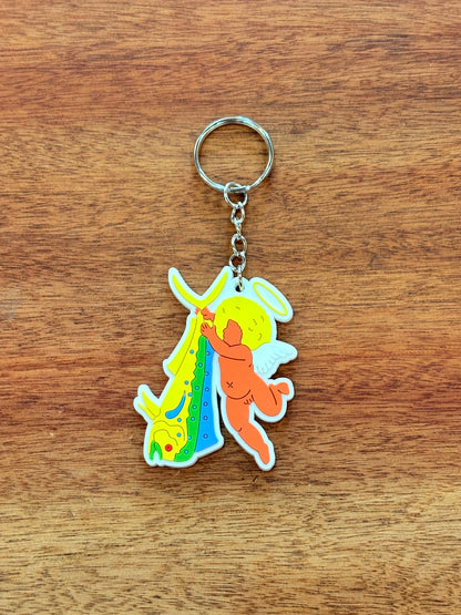 フィッシュ＆エンジェル　ラバーキーホルダー