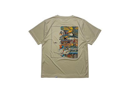 魚群ドライTシャツ
