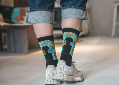 T&amp;S jacquard socks