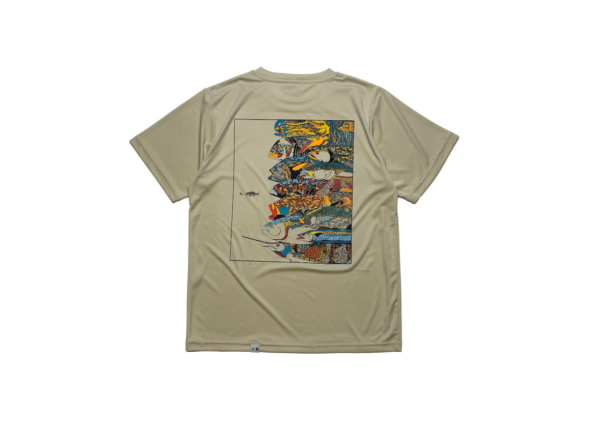 魚群ドライTシャツ