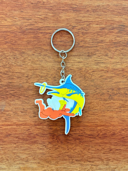 フィッシュ＆エンジェル　ラバーキーホルダー