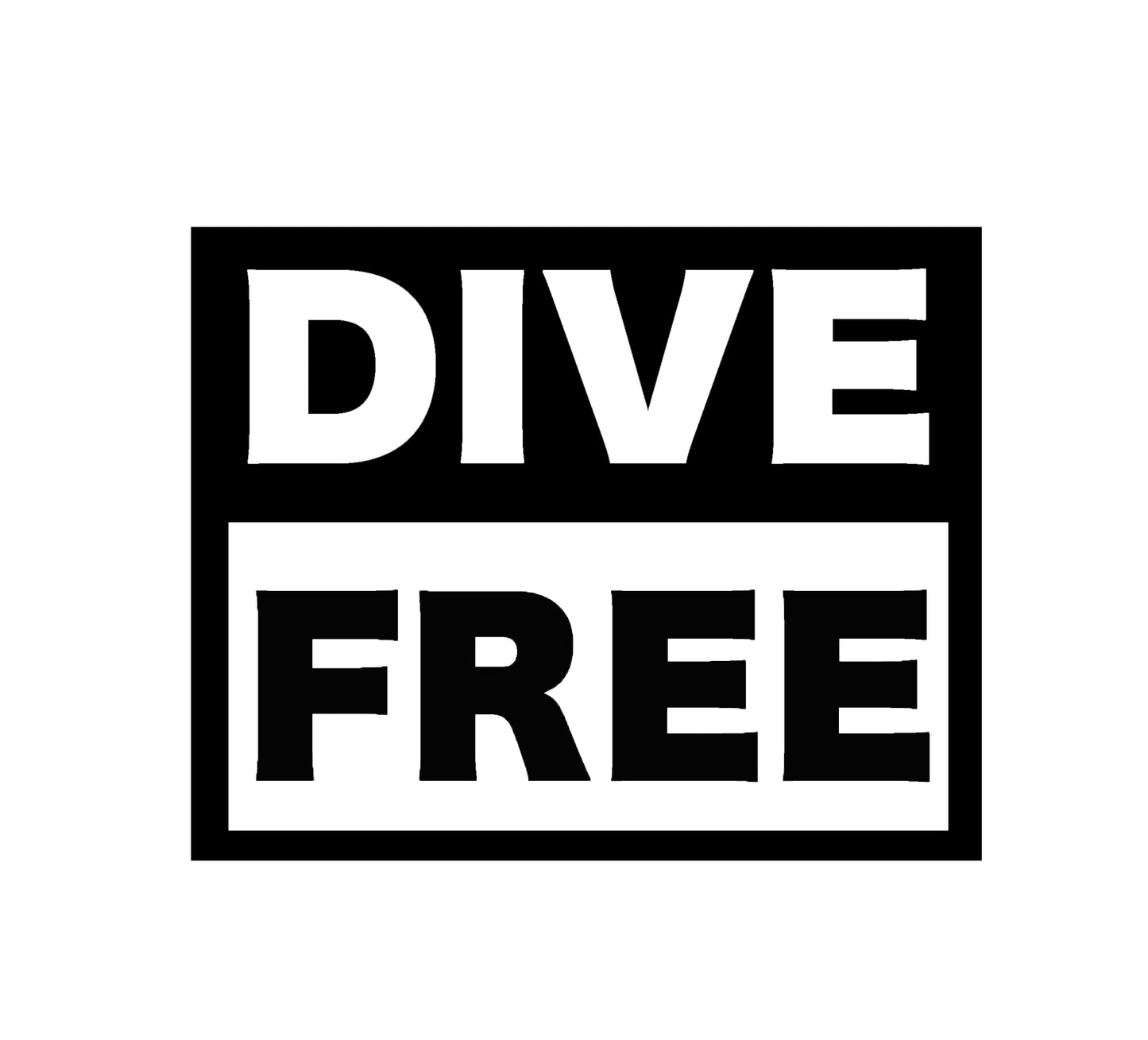 Dive Free Sticker