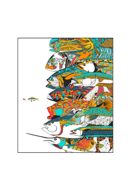 School of fish banner