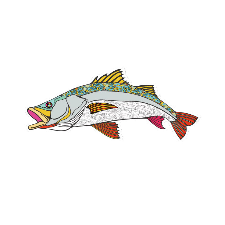 BF Sticker Sea Bass