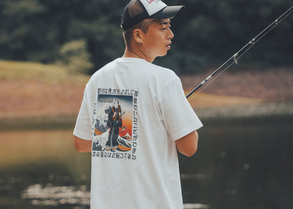 Ukiyo-e Samurai Tuna T-shirt