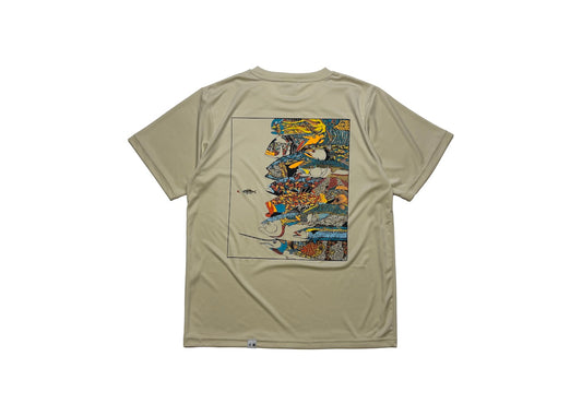 魚群ドライTシャツ